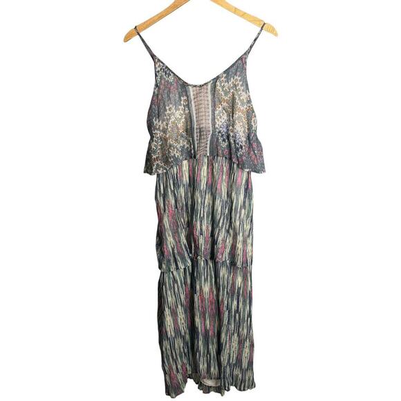 Anthropologie Meadow Rue Josie Tiered Maxi Dress Size 0 - Picture 5 of 8